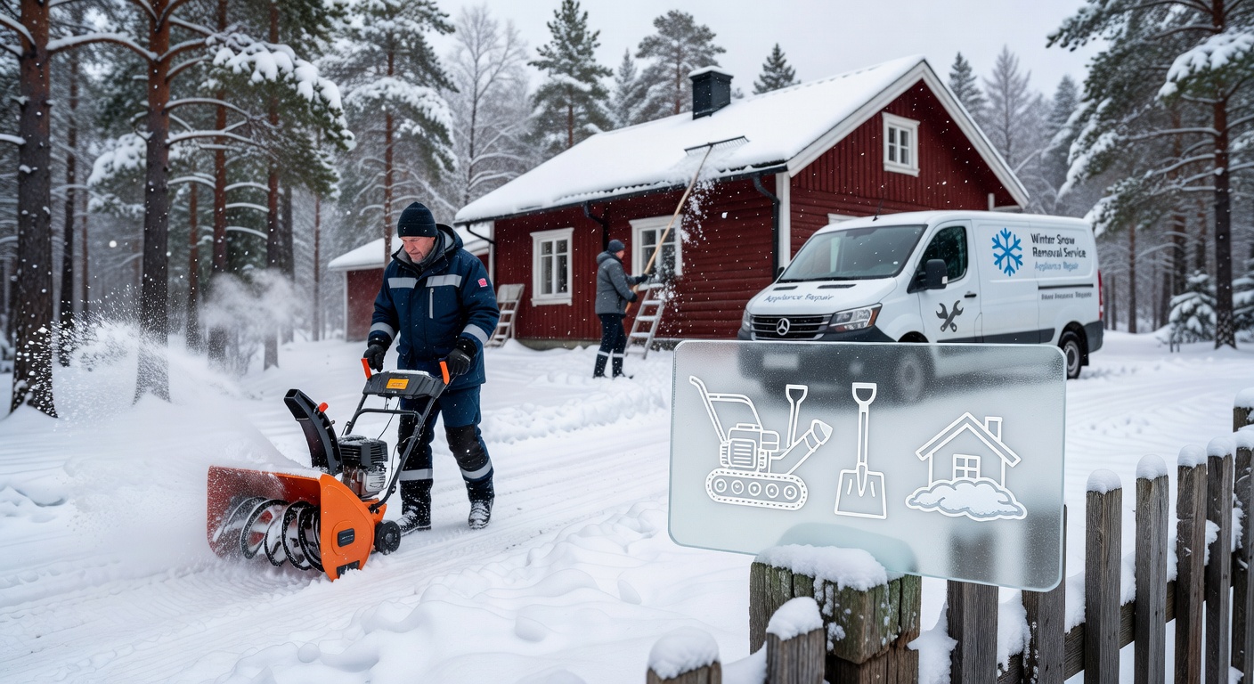 Winter Snow Removal Service in Finland